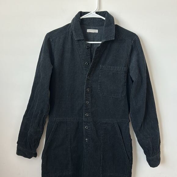 Outerknown Black Corduroy Jumpsuit‎ Size: M - Picture 2 of 12